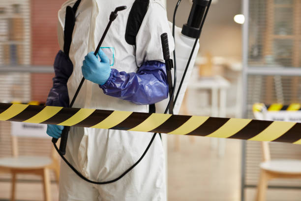 Professional Biohazard Cleanup technician working in Hinckley, UT